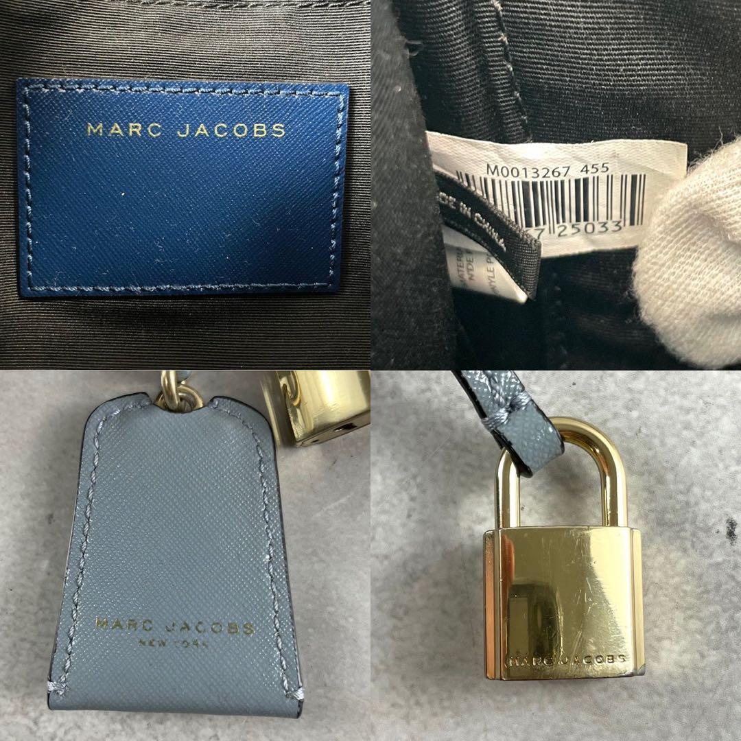 ✨極美品✨マークジェイコブス　リトル ビッグ ショット　2way レザー　ブルー