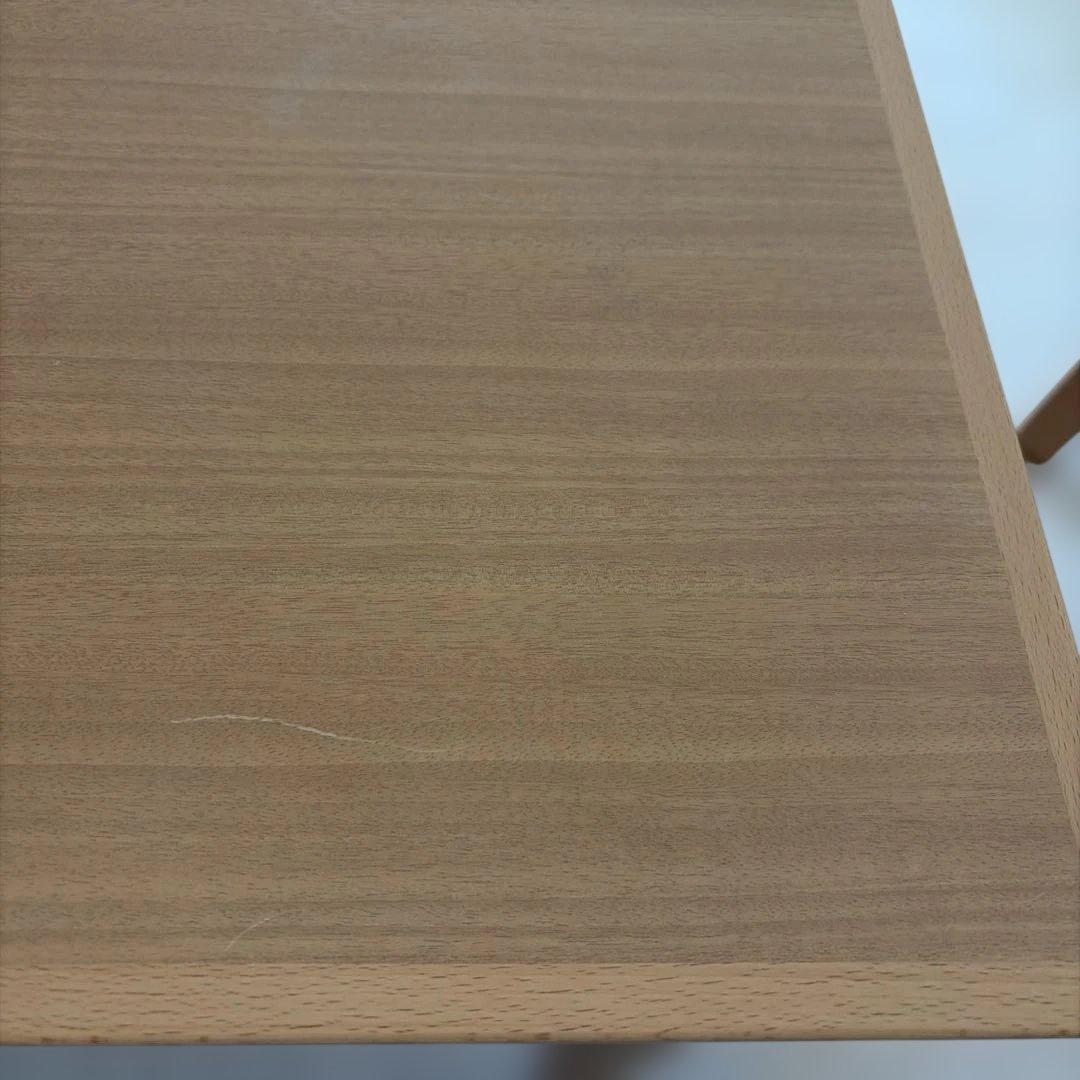 【カリモク60+】ダイニングテーブル800（ピュアビーチ） （現行品8.9万円）