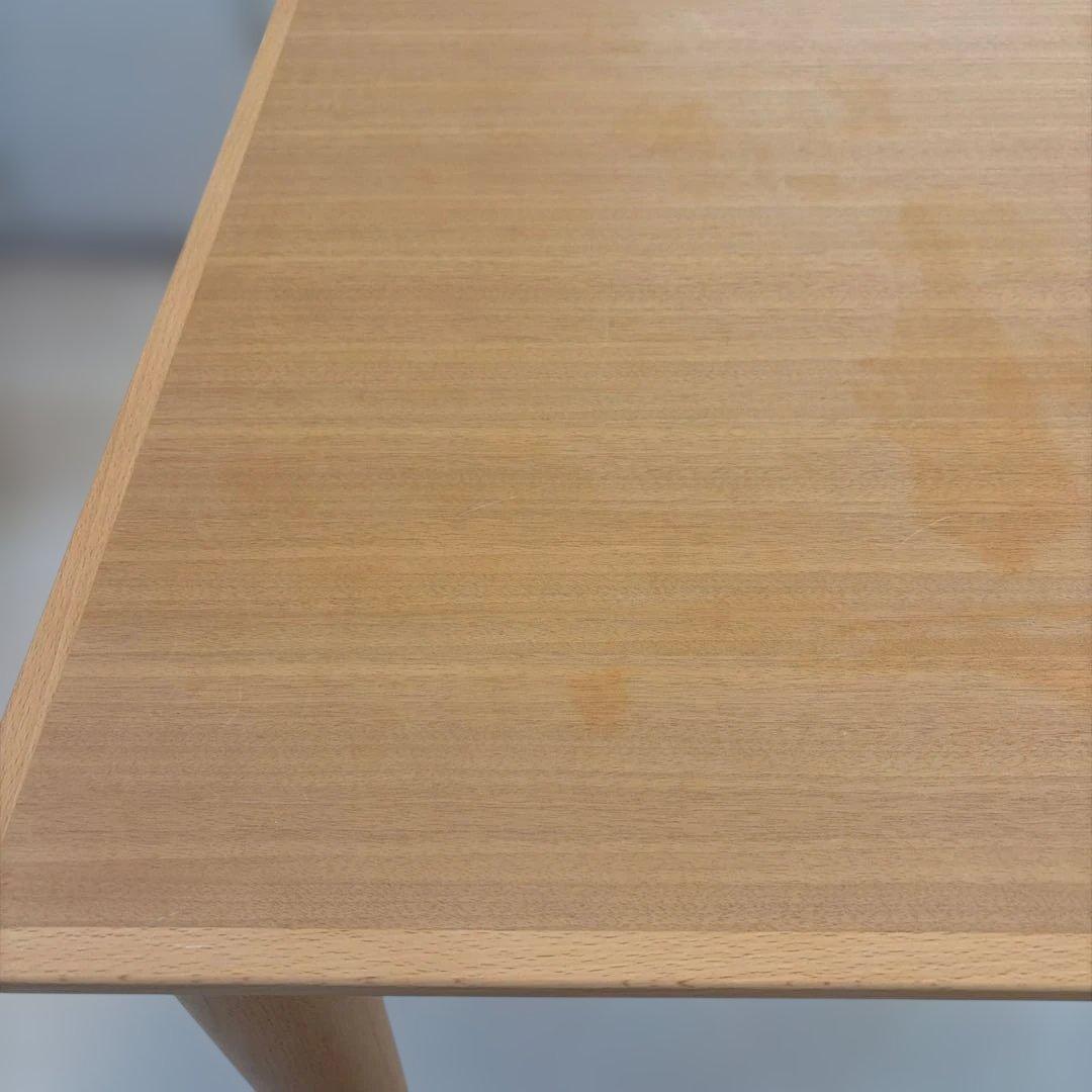 【カリモク60+】ダイニングテーブル800（ピュアビーチ） （現行品8.9万円）