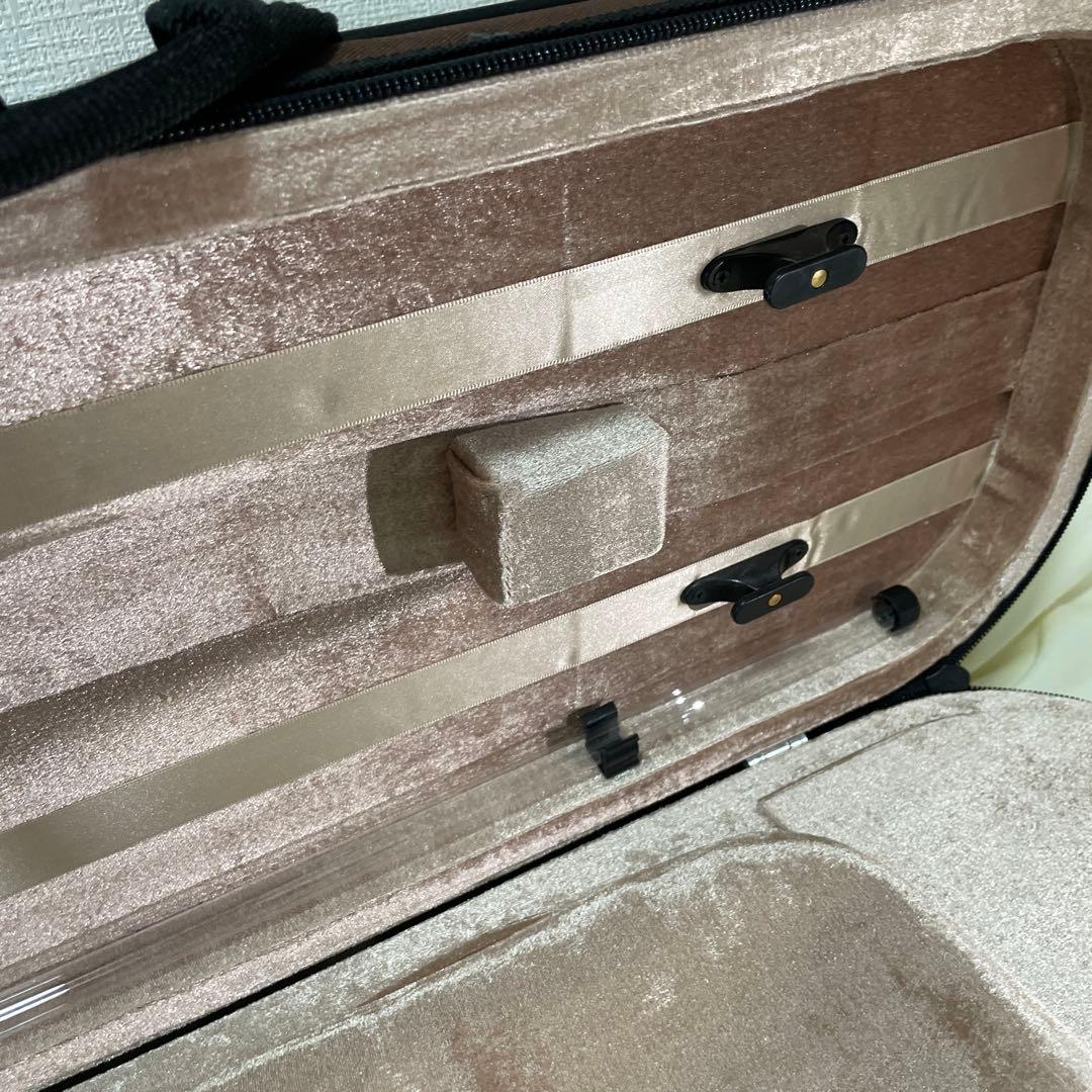 高級 バイオリンケース 4/4サイズ 湿度計 ハードケース