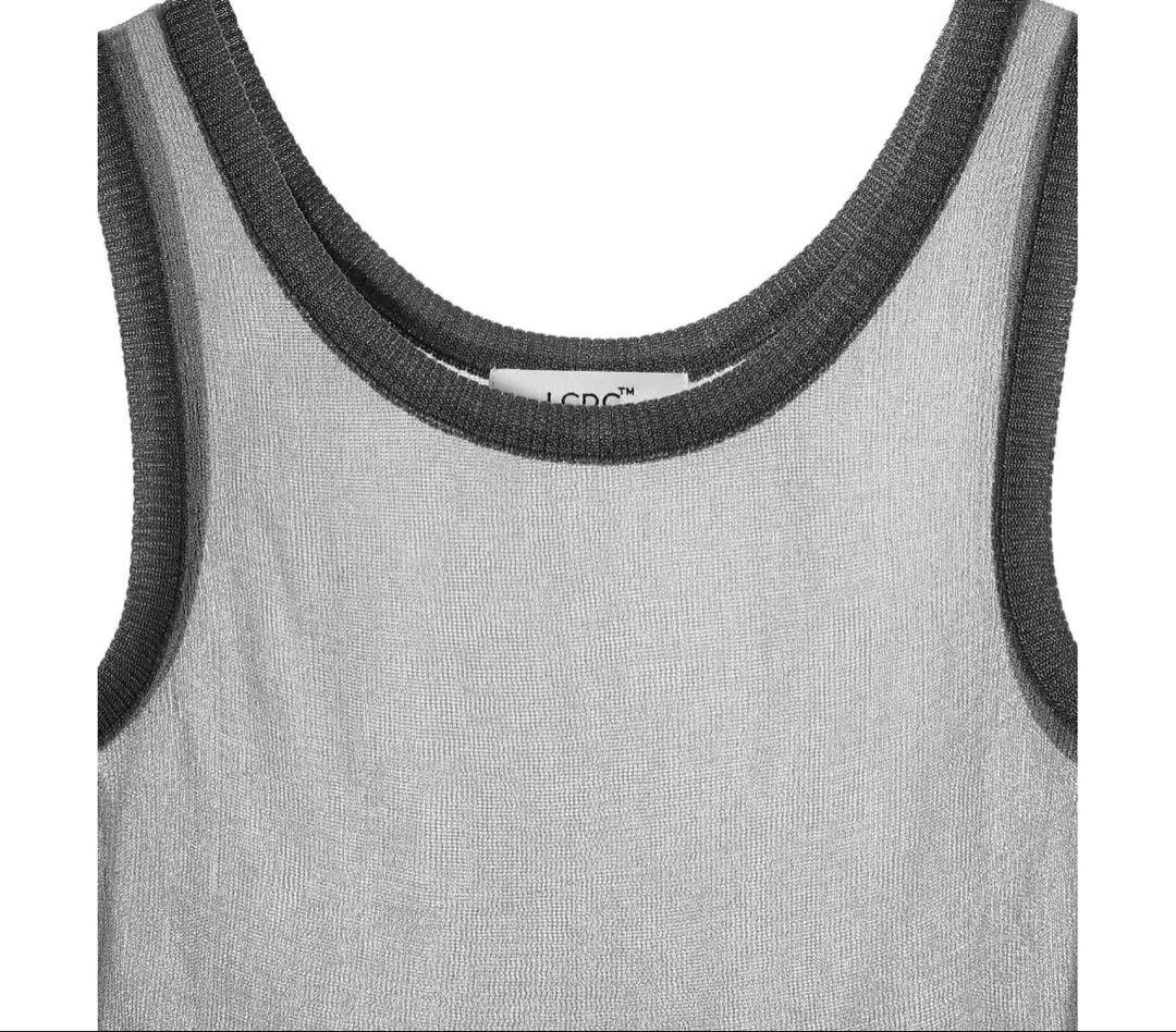 LCDC シアーフリルニットトップ