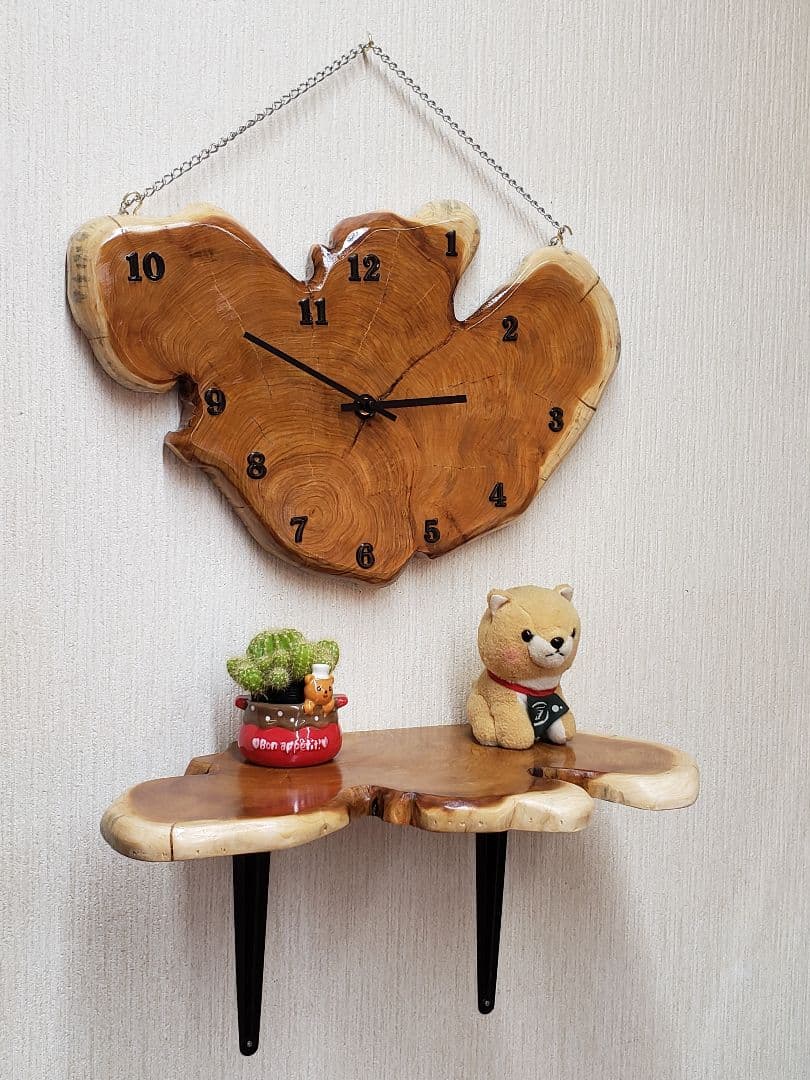 貝塚伊吹大サイズ年輪時計　ラックセット