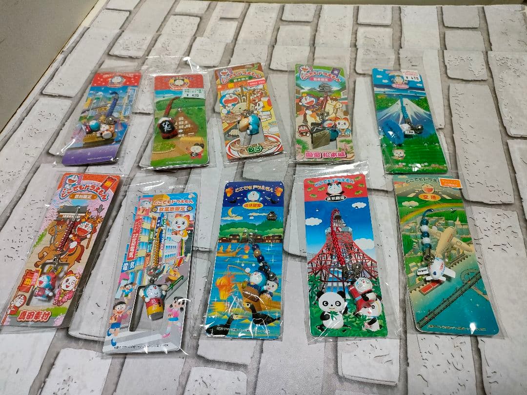激レア！超大量！どこでもドラえもん根付け、マスコットストラップ94個+おまけ
