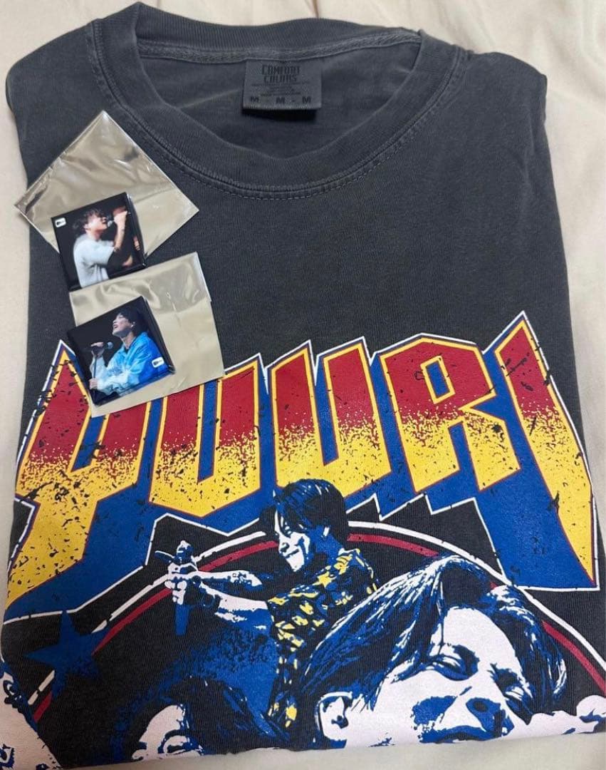 優里 武道館ライブ2025 会場限定 Tシャツ Mサイズ 会場限定】YUURI 日本武道館2025 Pigment T-shirt - 優里 Official