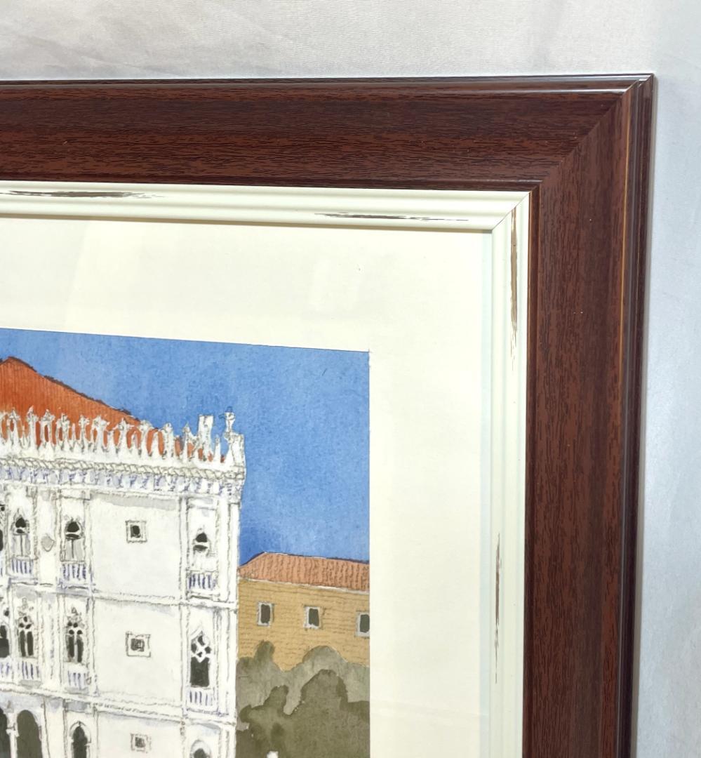 新品】安野光雅「ベニスの船着場」ポスター 複製画 額付 - メルカリ