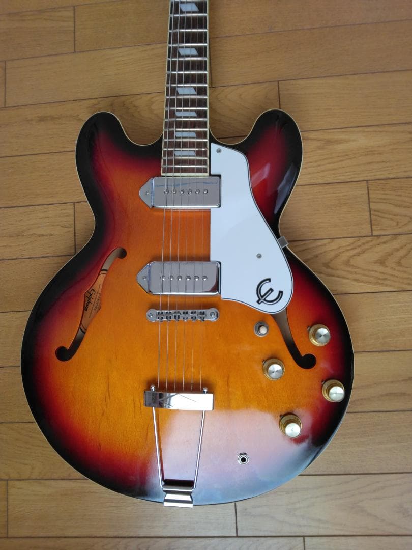 Epiphone　Casino　1997年製　ピアレス　純正ハードケース