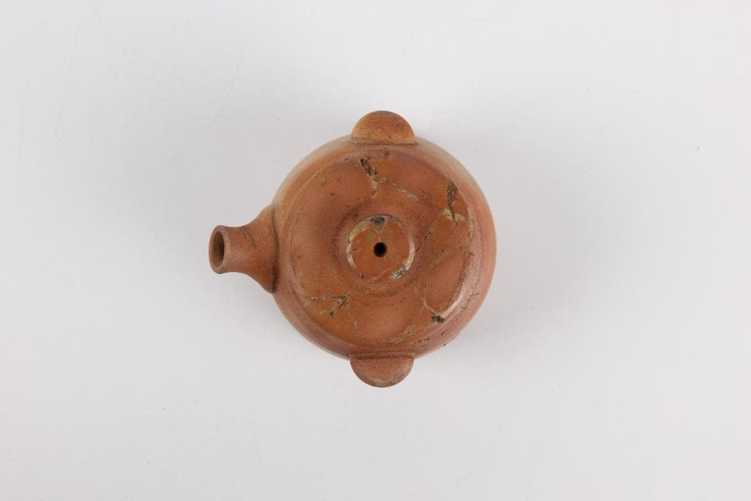 南山焼 柳仙造 朱泥焼締急須 宝瓶 手作り茶日本陶芸 煎茶