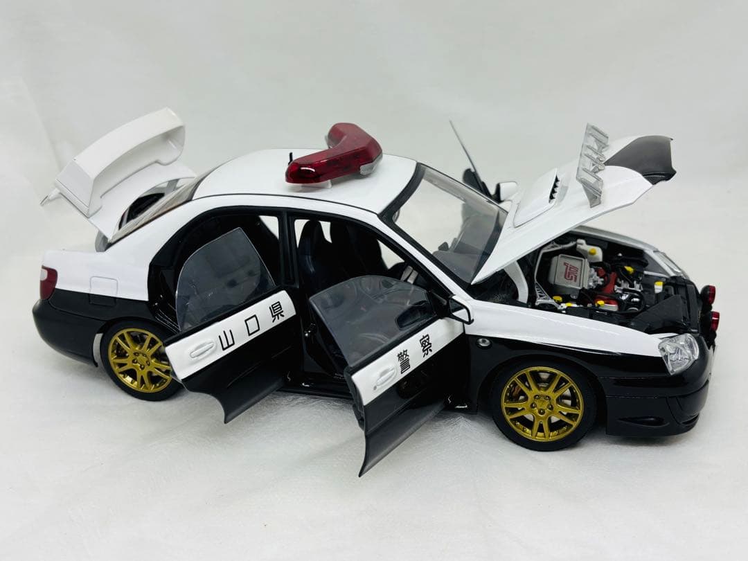 三*兎様 1/18 AUTOart スバルインプレッサWRX STI 高速隊パト