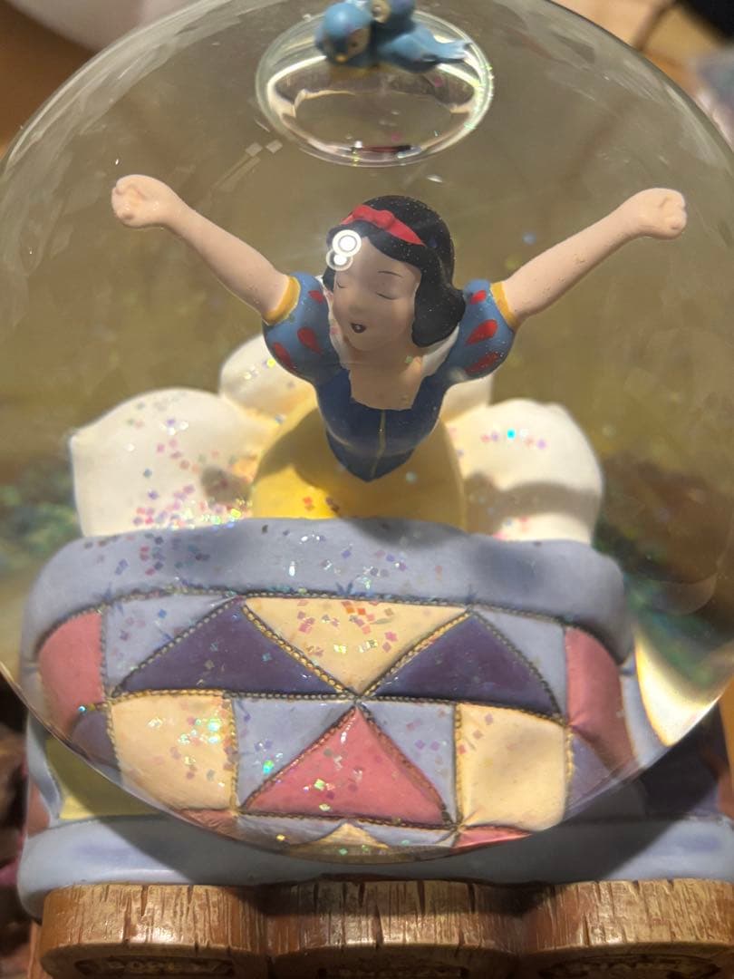 白雪姫と七人の小人 スノードーム オルゴール Disney◇インテリア雑貨