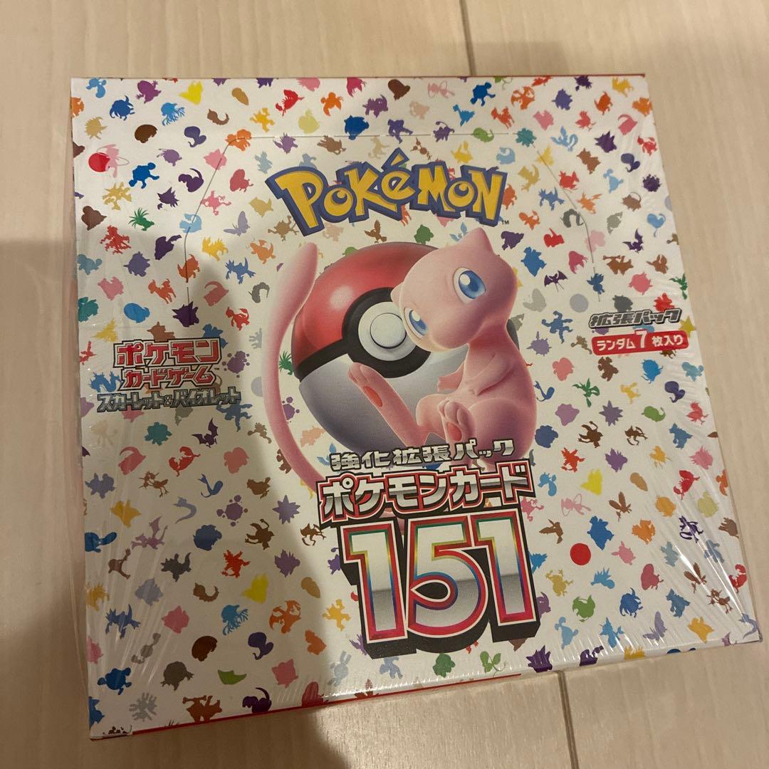 s*i様 ポケモンカードゲーム151 新品未開封 シュリンク付き1box