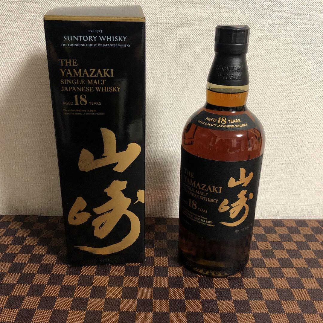 サントリー 山崎18年 700ml 山崎18年 」サントリー ウイスキー 空瓶