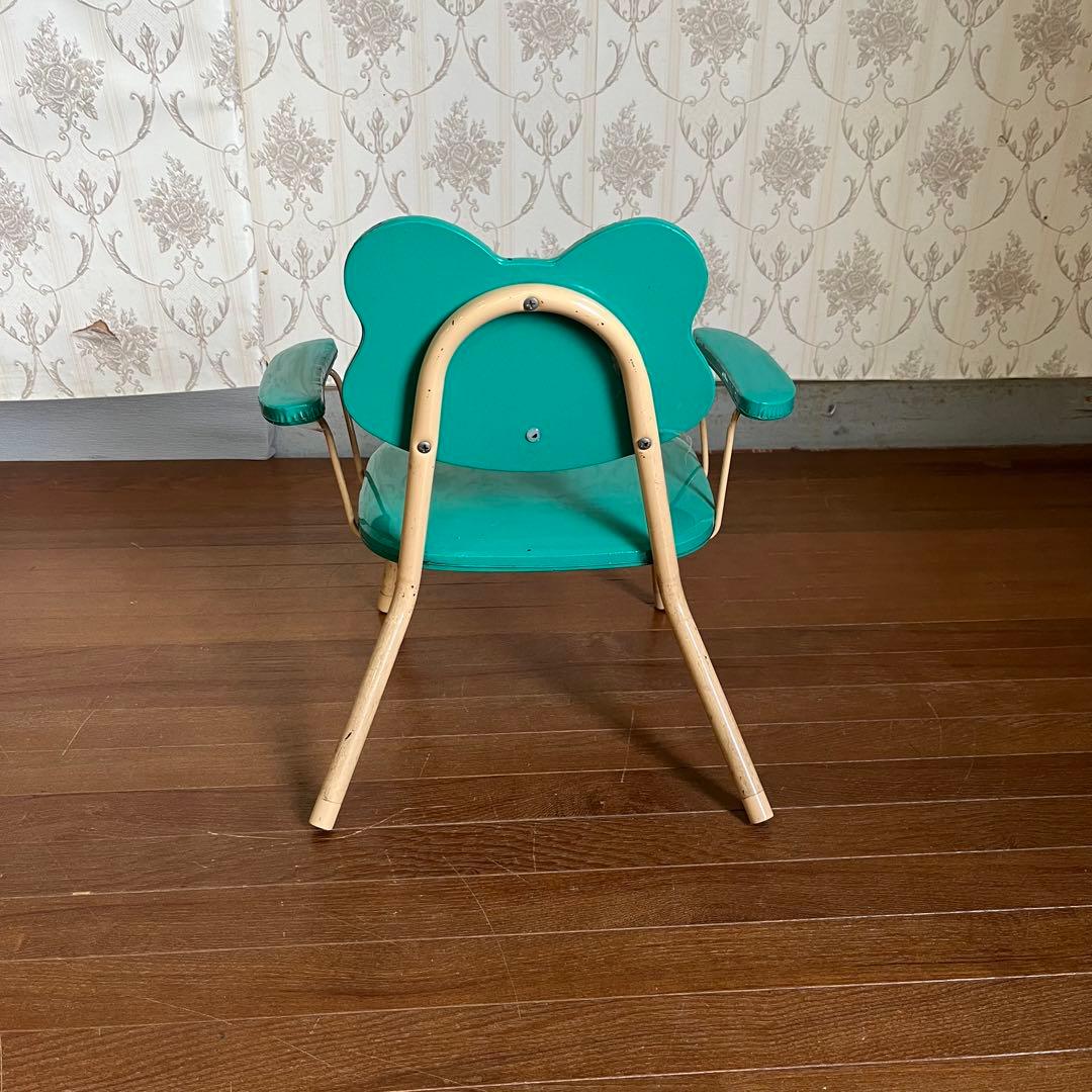 アンティーク】昭和レトロ カエル ケロヨン 子供用椅子 キッズチェア