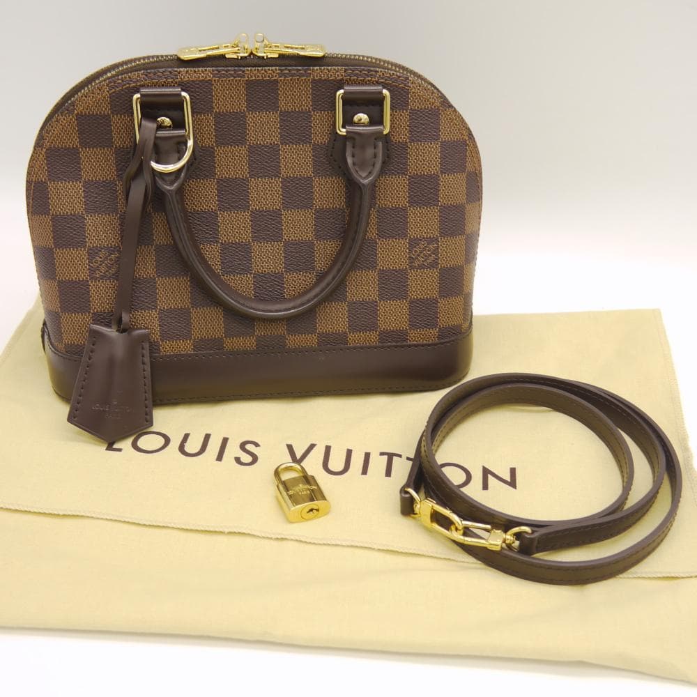 ルイヴィトン ダミエエベヌ アルマBB ショルダー M41221 Y04667