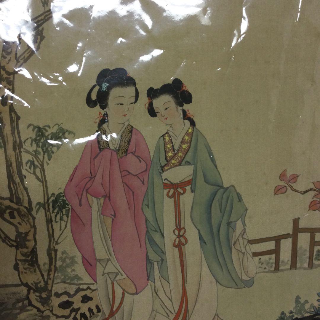 中国の美人画，肉筆