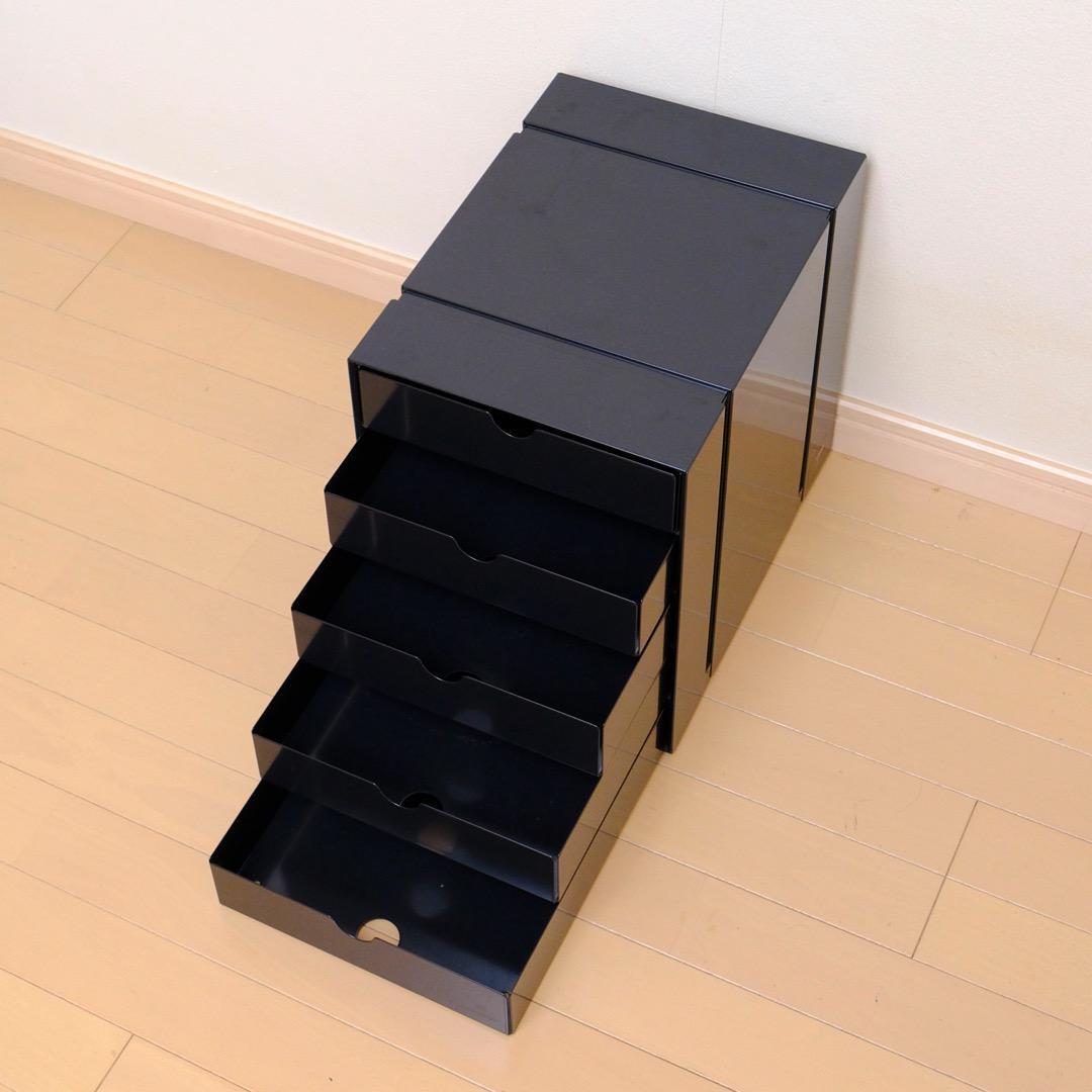 USMハラー イノスボックス 5ドロワー ブラック USMイノスドロワー