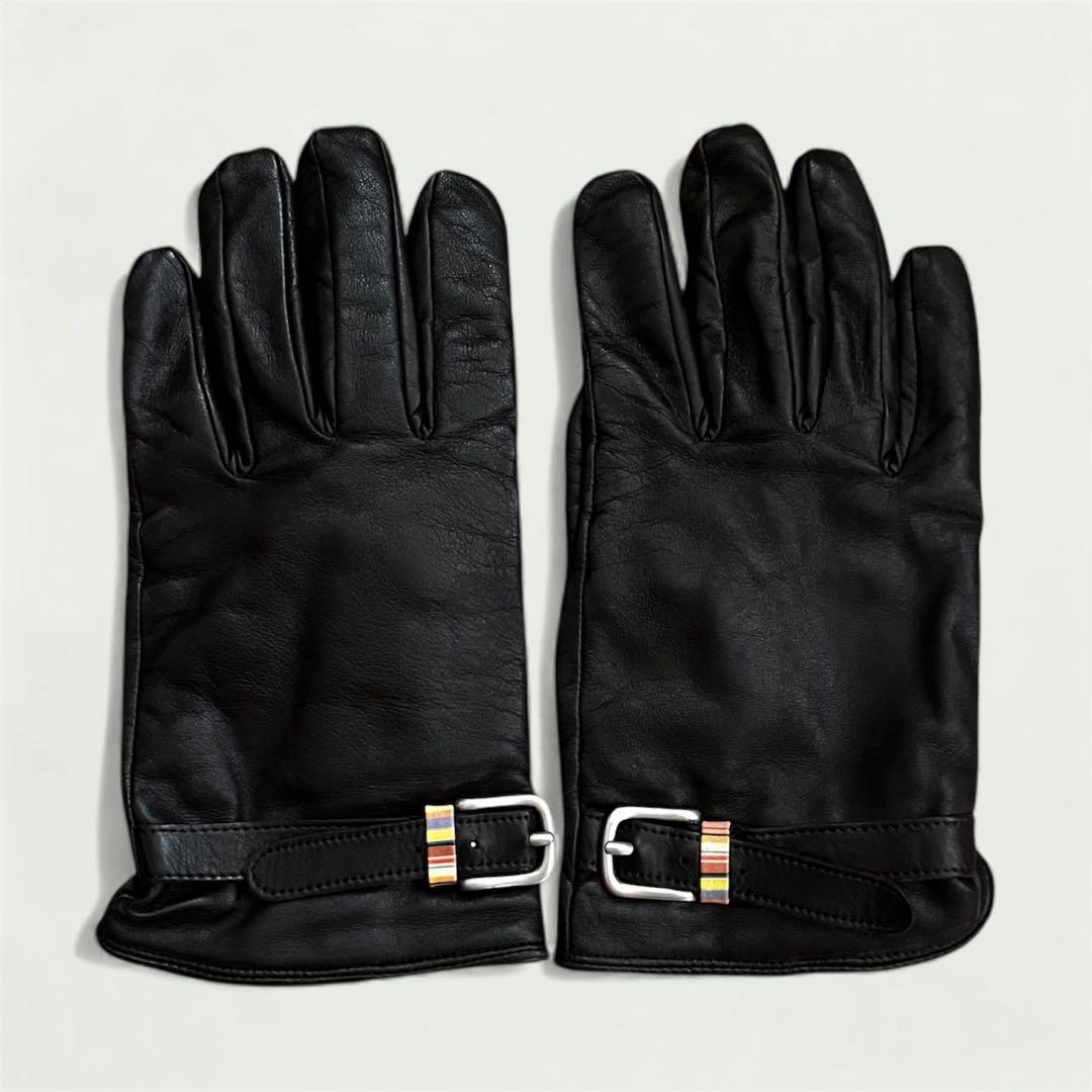 Paul Smith 羊革手袋 ダークブラウン レザー Paul Smith 羊革手袋 ダークブラウン レザー メンズ