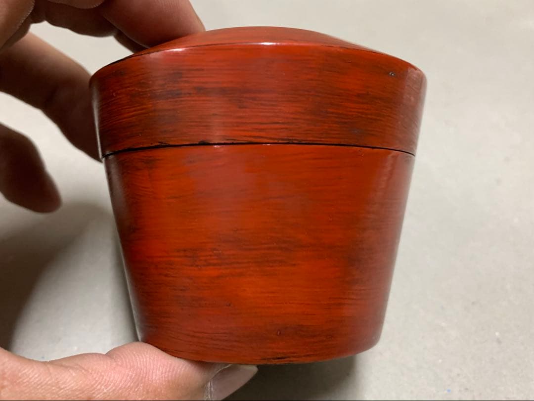 漆芸師 夏目有彦 根來 根来 茶器 棗 茶道具 美術品・アンティーク