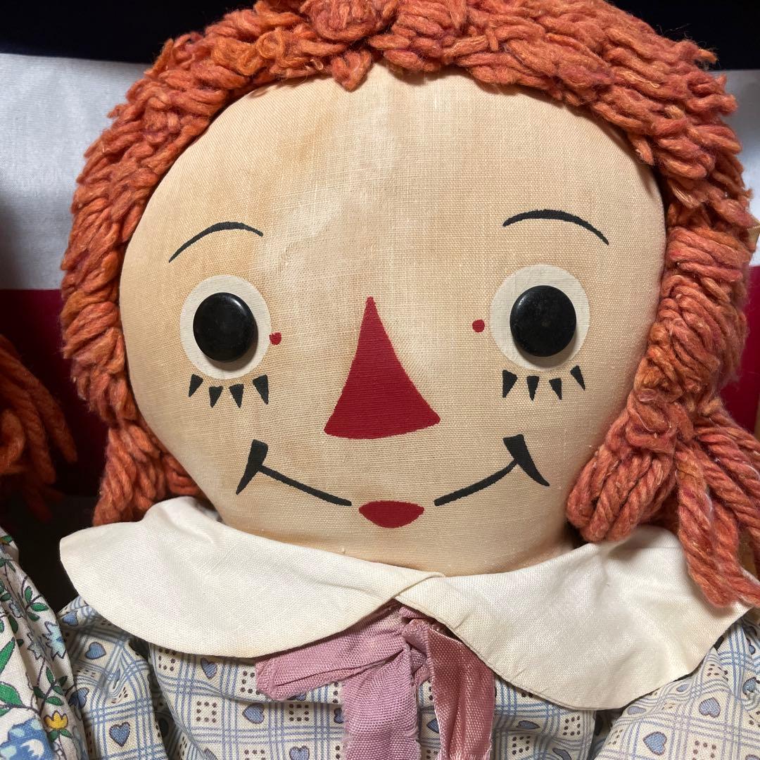 302♡ラガディ・アン＆アンディ　ジョジーン社　アンティークドール　ペア