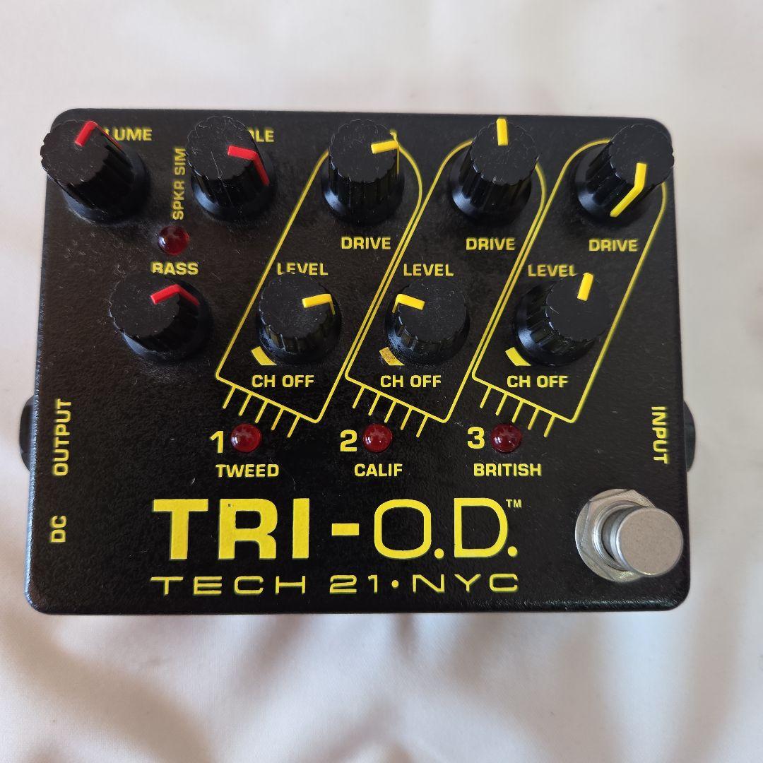 TECH 21 TRI-O.D. ギターエフェクター TECH21 / TRI-O.D. レビュー - △▽エフェクターレビューとメモ△▽