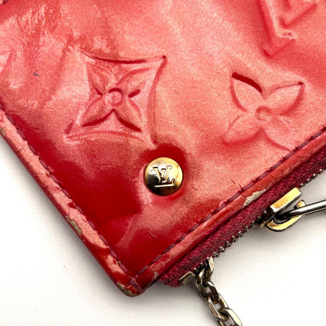 LOUIS VUITTON ルイヴィトン ケース ポシェットクレ ヴェルニ