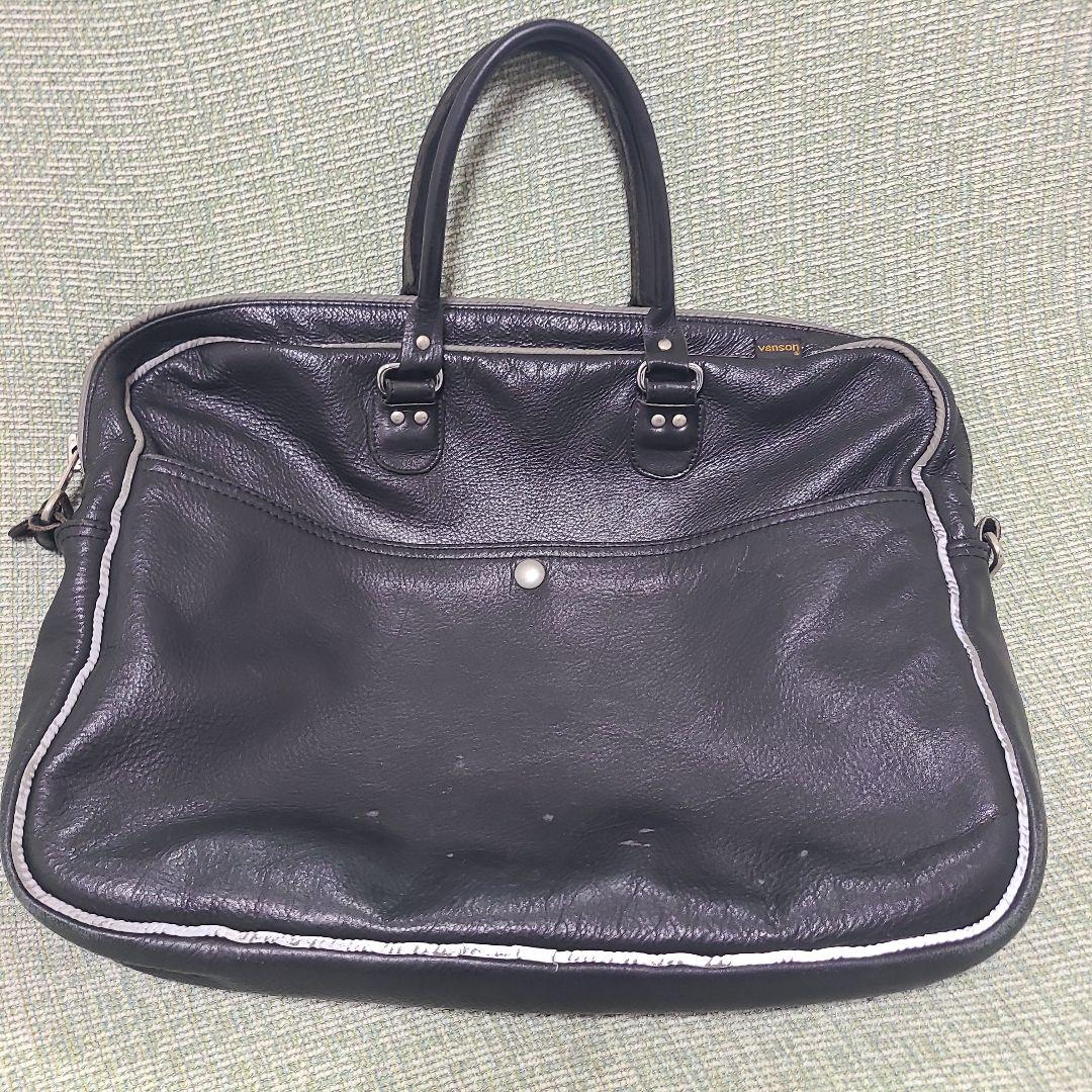 バンソン vanson バックブリーフケース ショルダーストラップ付き2way