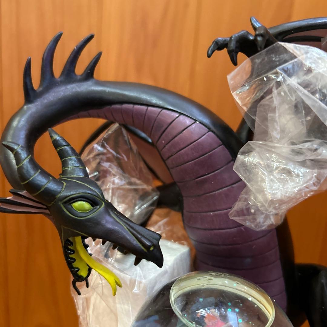 ディズニー/マレフィセント・ドラゴン/スノーグローブ　ライト&オルゴール