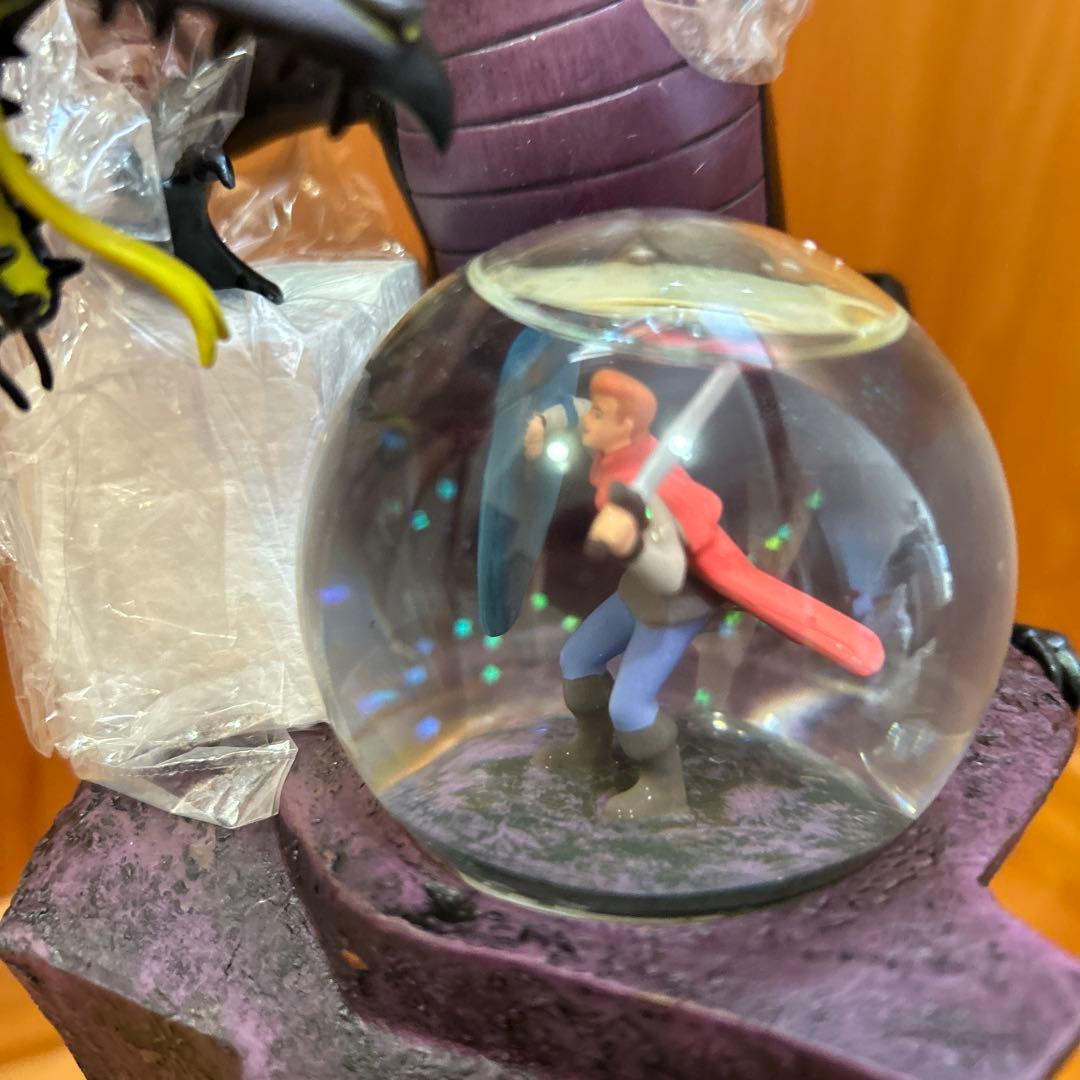 ディズニー/マレフィセント・ドラゴン/スノーグローブ　ライト&オルゴール