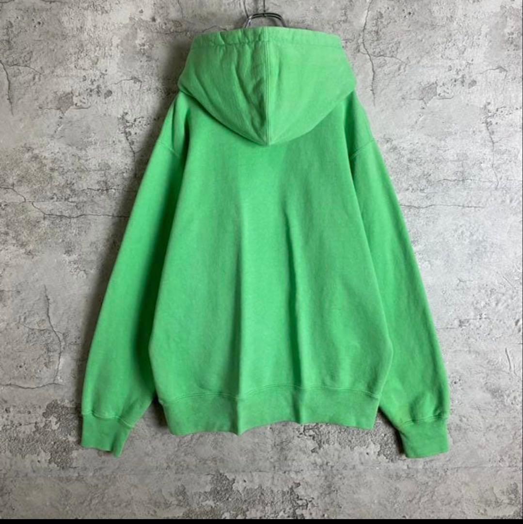 シュプリーム☆ファイヤー刺繍ロゴパーカー 人気デザイン 肉厚 L