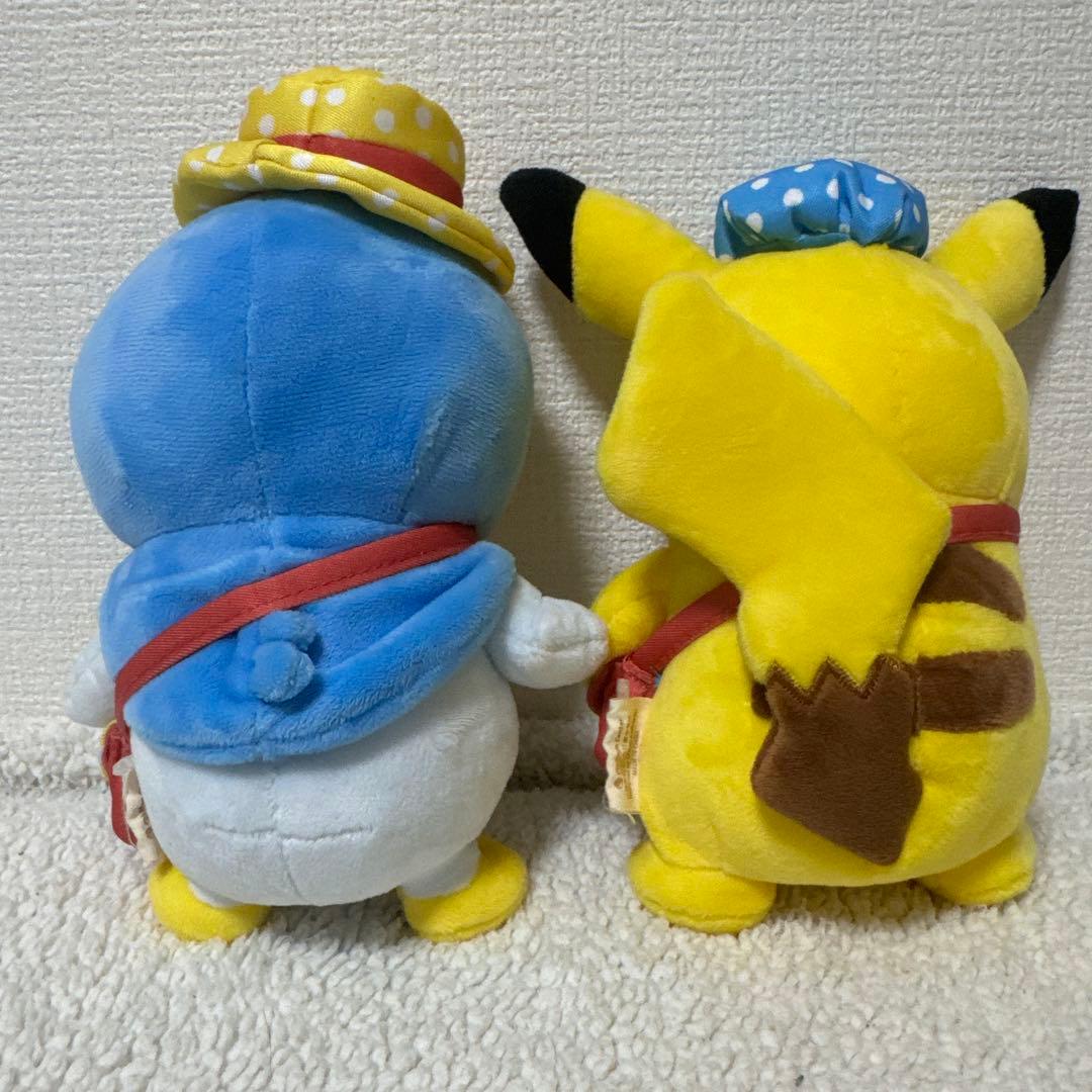 ポケモン のんびりライフ　ぬいぐるみ　ピカチュウ　ポッチャマセット