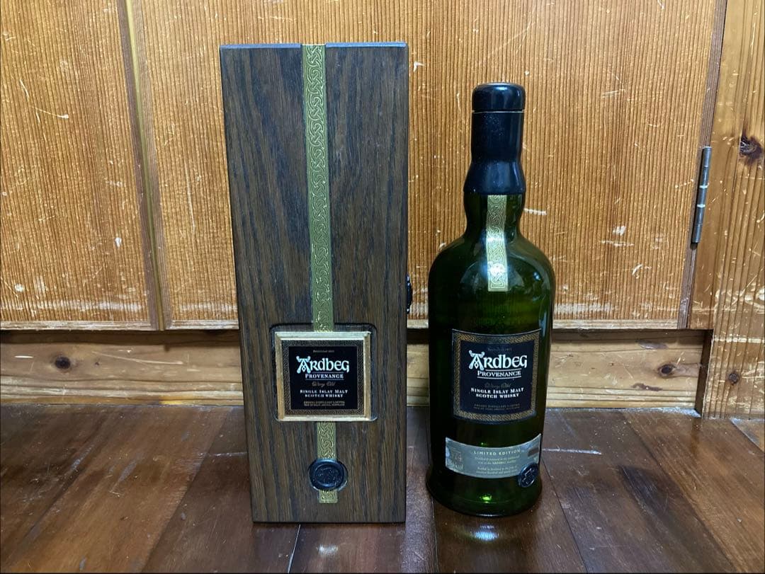 ウイスキー 空瓶 Ardbeg アードベッグ 1974 木箱 プロヴナンス - メルカリ