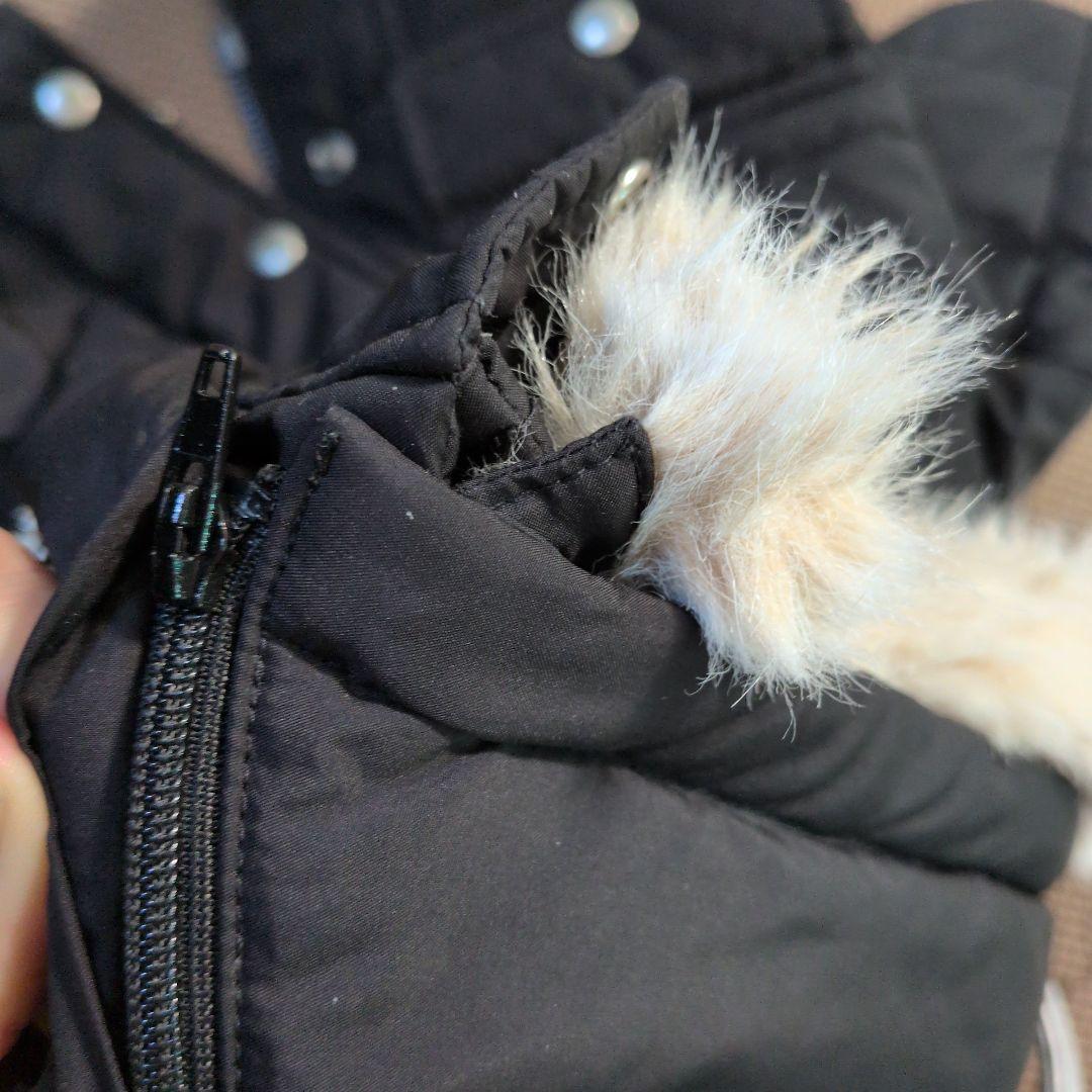 BURBERRY ブラックダウンコート フード付き　取り外し可能