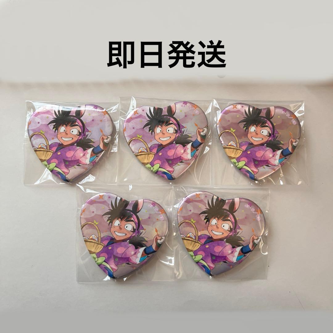 忍たま乱太郎 浜守一郎 たまご探し ハート 缶バッジ 忍たま乱太郎 浜守一郎 ナンジャタウン ハート缶バッジ たまご探しの段