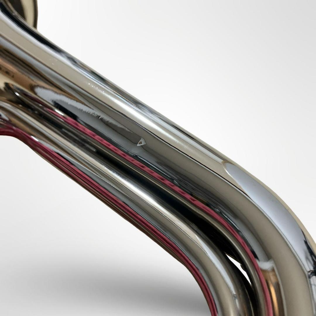 HOLST 浜松まつり 信号ラッパ 3つ巻き シルバー ケース付き 海上自衛隊