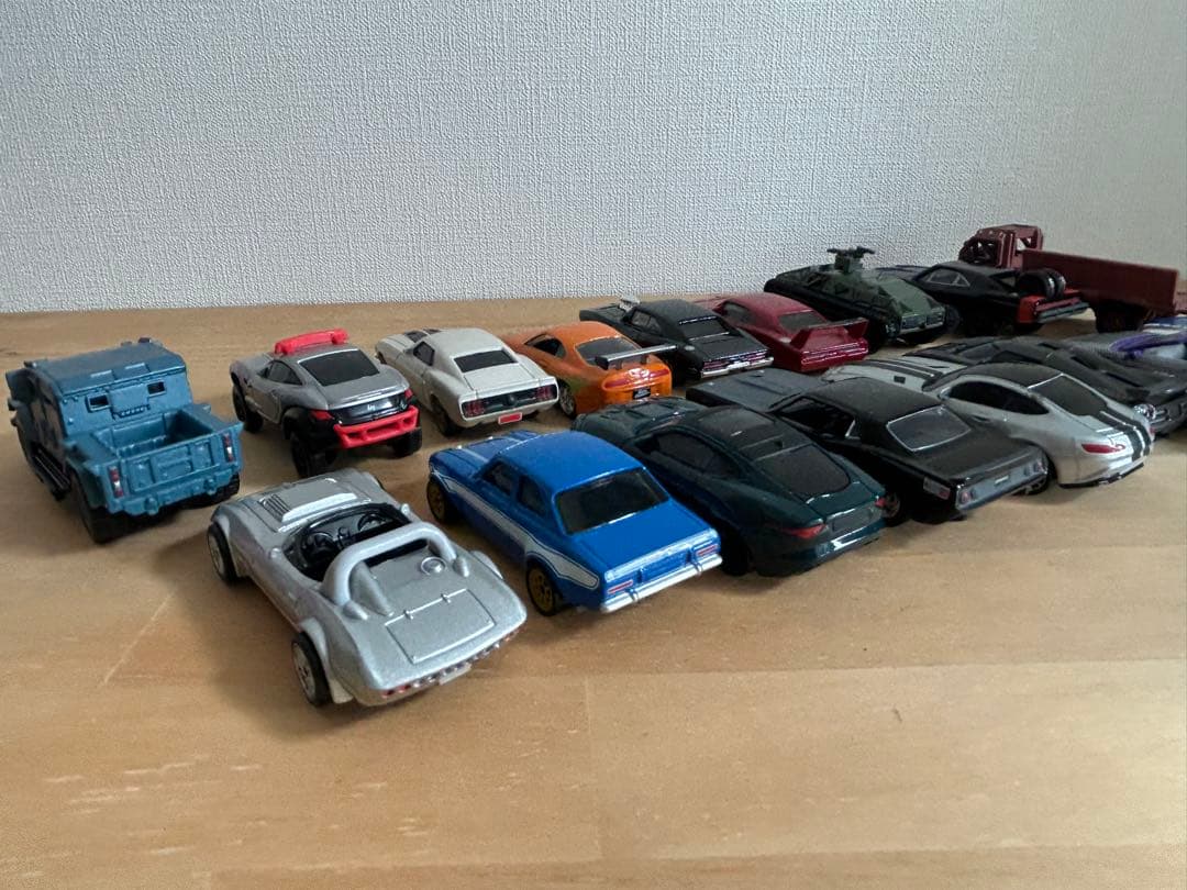 1/55 スケール ワイルドスピードシリーズ　ミニカー34台セット