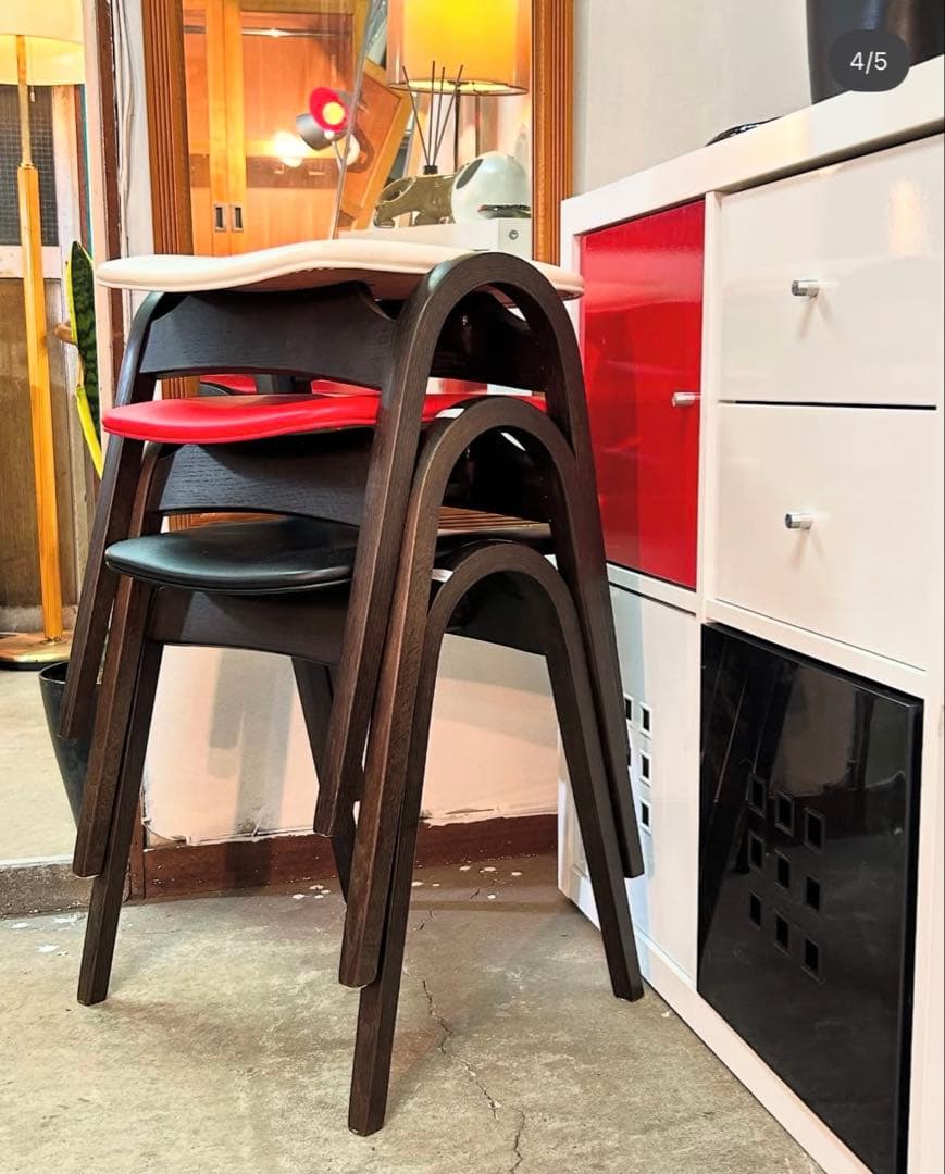 秋田木工 剣持勇 \"No.202\" スタッキングスツール【monoroom町田】