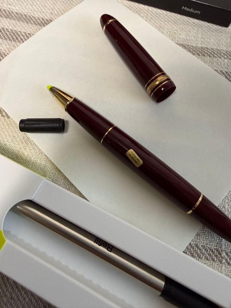 モンブラン万年筆146サイズの両用型、マーカーペンとサインペン