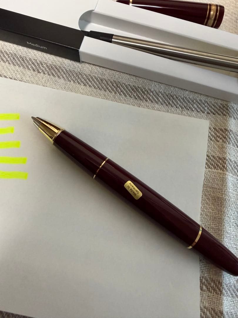 モンブラン万年筆146サイズの両用型、マーカーペンとサインペン