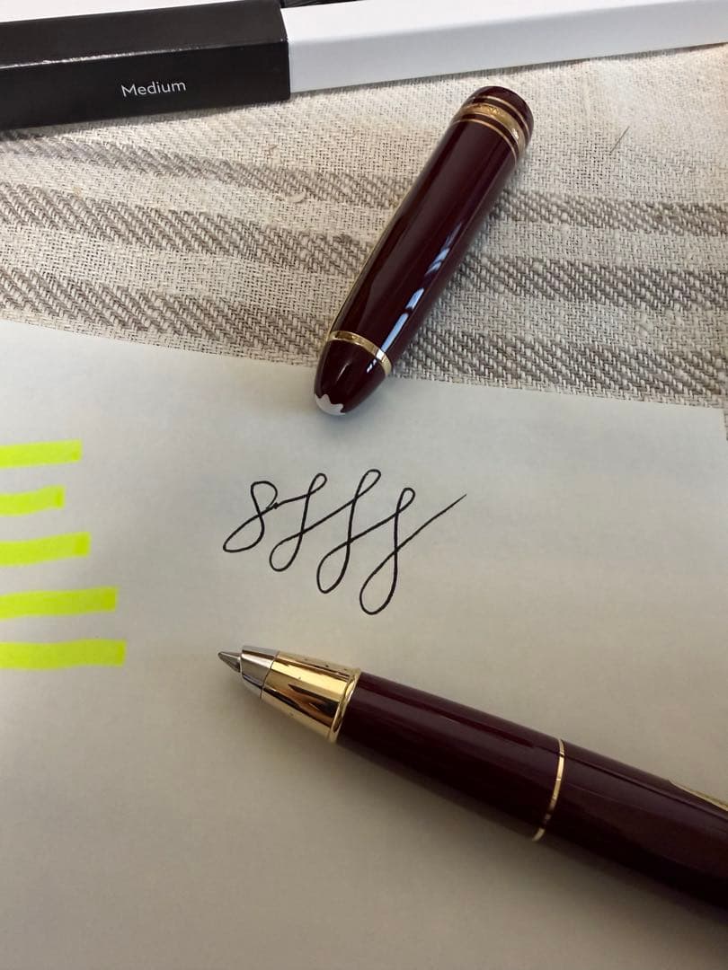 モンブラン万年筆146サイズの両用型、マーカーペンとサインペン