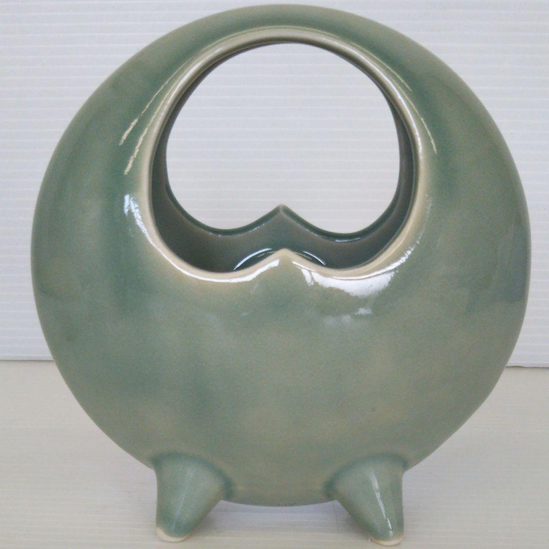 砥部焼　洞窟彫　花瓶　2個セット