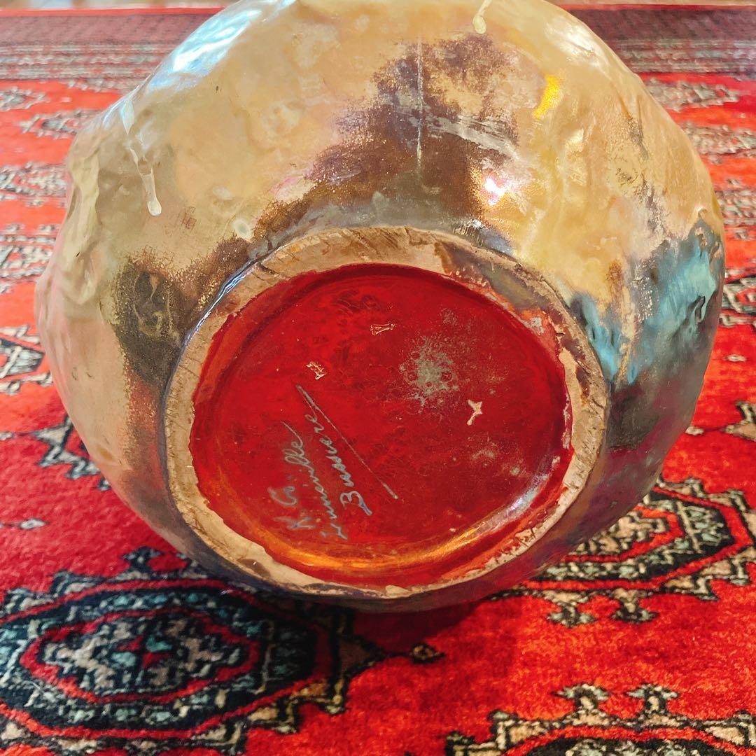 アーネスト・ブシエール　アール・ヌーヴォー　陶芸　美術品　アンティーク