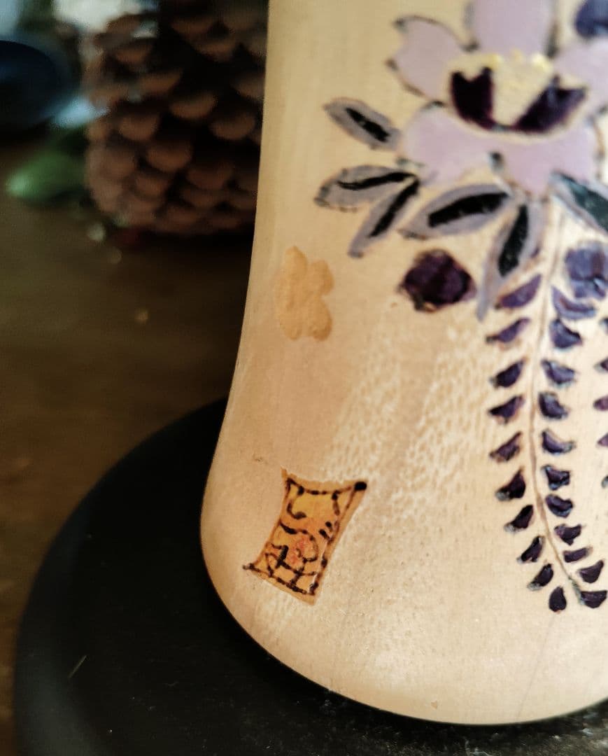 沖 いづみ 一品作 こけし人形 着物姿の若い女性 創作こけし - メルカリ