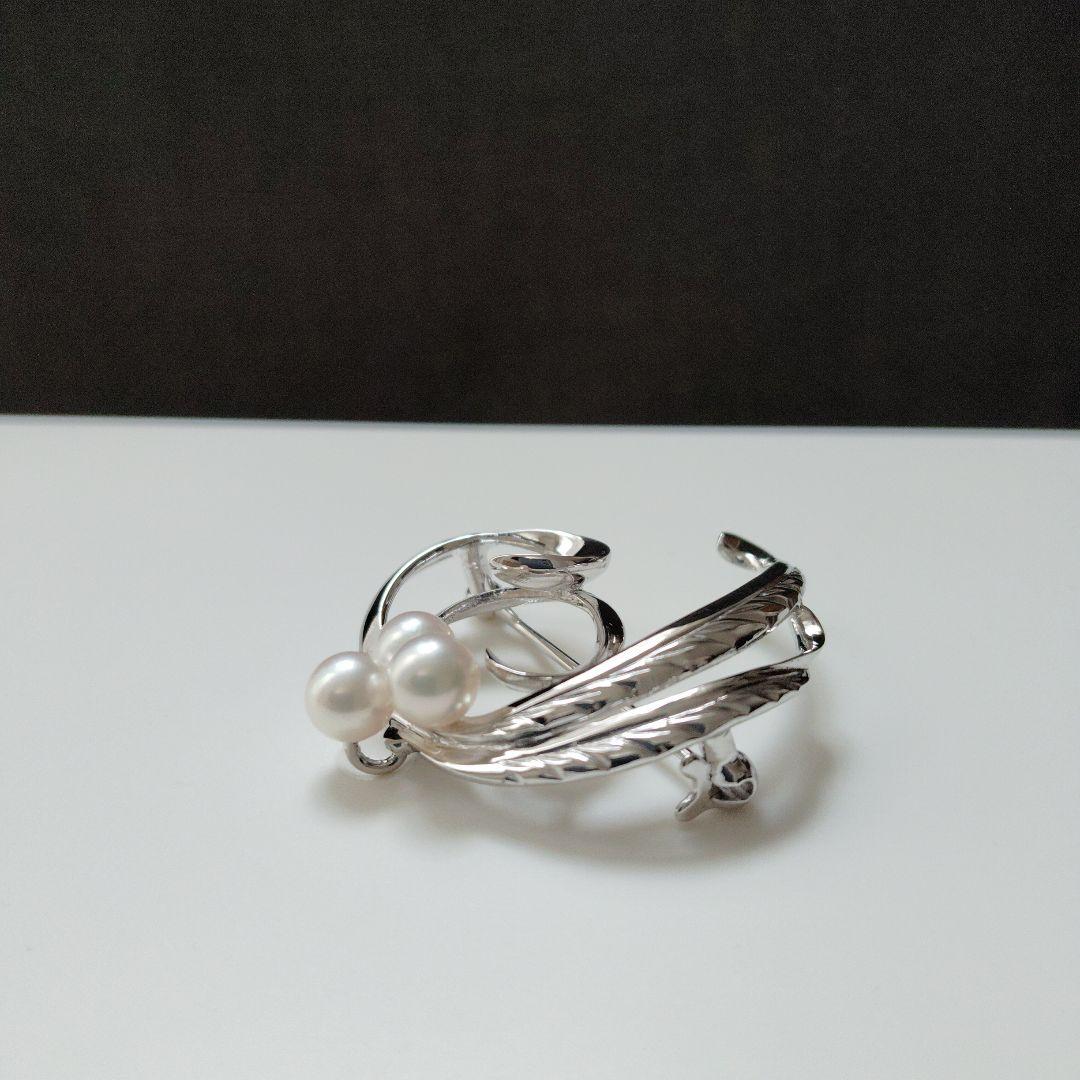 タサキ TASAKI 田崎真珠 シルバー パール ブローチ - メルカリ