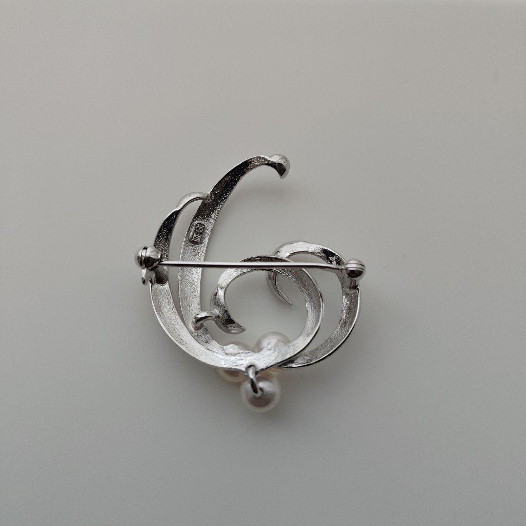 タサキ TASAKI 田崎真珠 シルバー パール ブローチ - メルカリ