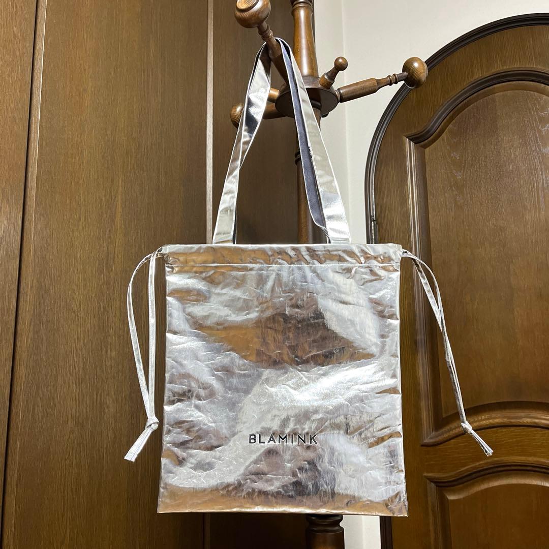 【新品未使用】25SS BLAMINK ブラミンク ノベルティバッグ　シルバー