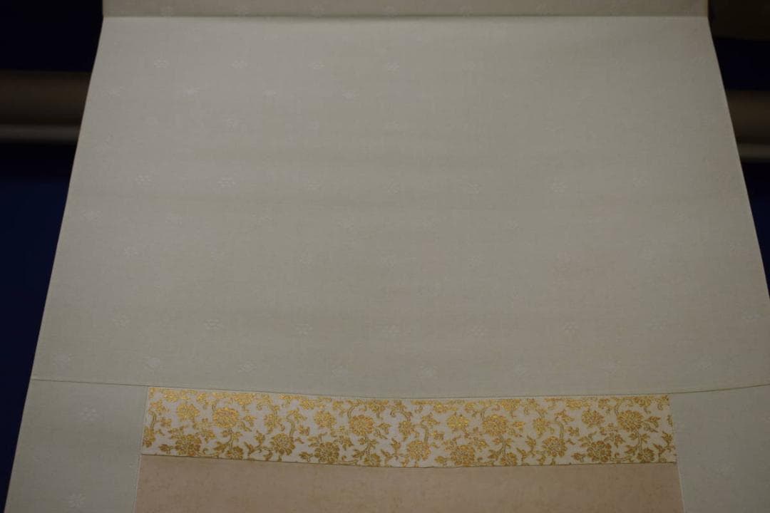 真作/下村為山/蓮池魚楽図/金魚図/桐共箱二重箱付/布袋屋掛軸HI-271