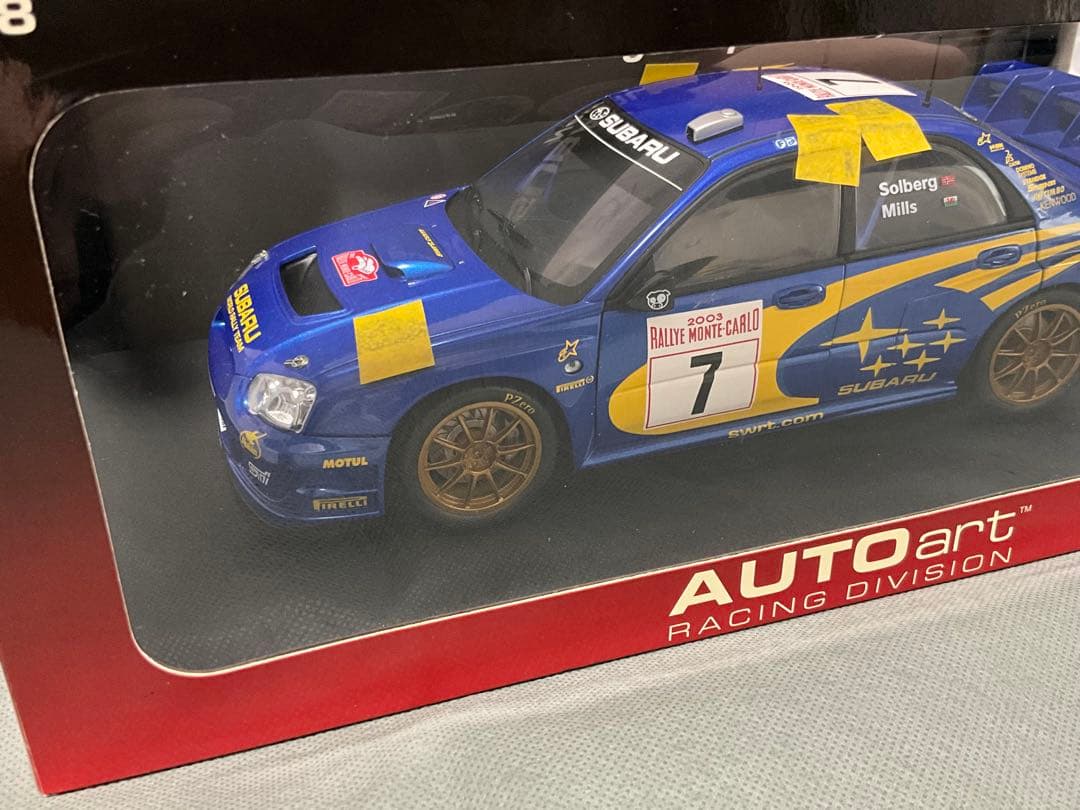 1/18　Autoart スバル インプレッサ　WRC　#7　オートアート
