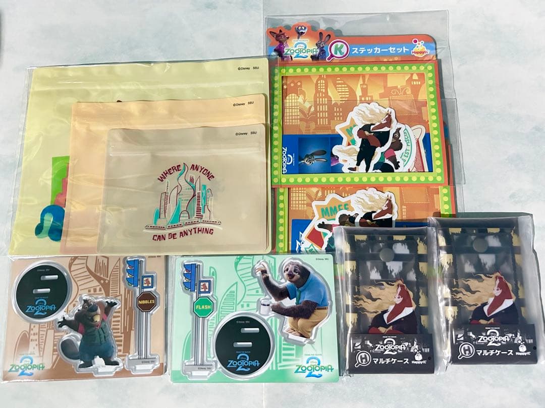 Happy くじ ハッピーくじ ズートピア2 ラストワン　+7点セット