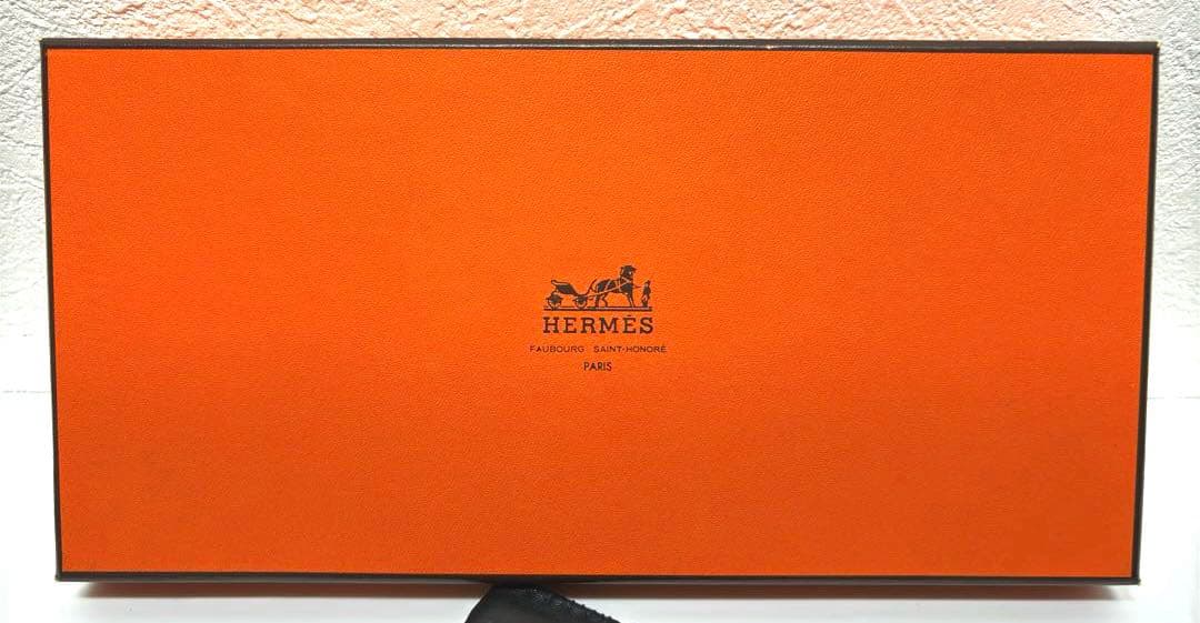 美品】エルメス クルードセル手袋ブラック ラムレザーカシミア