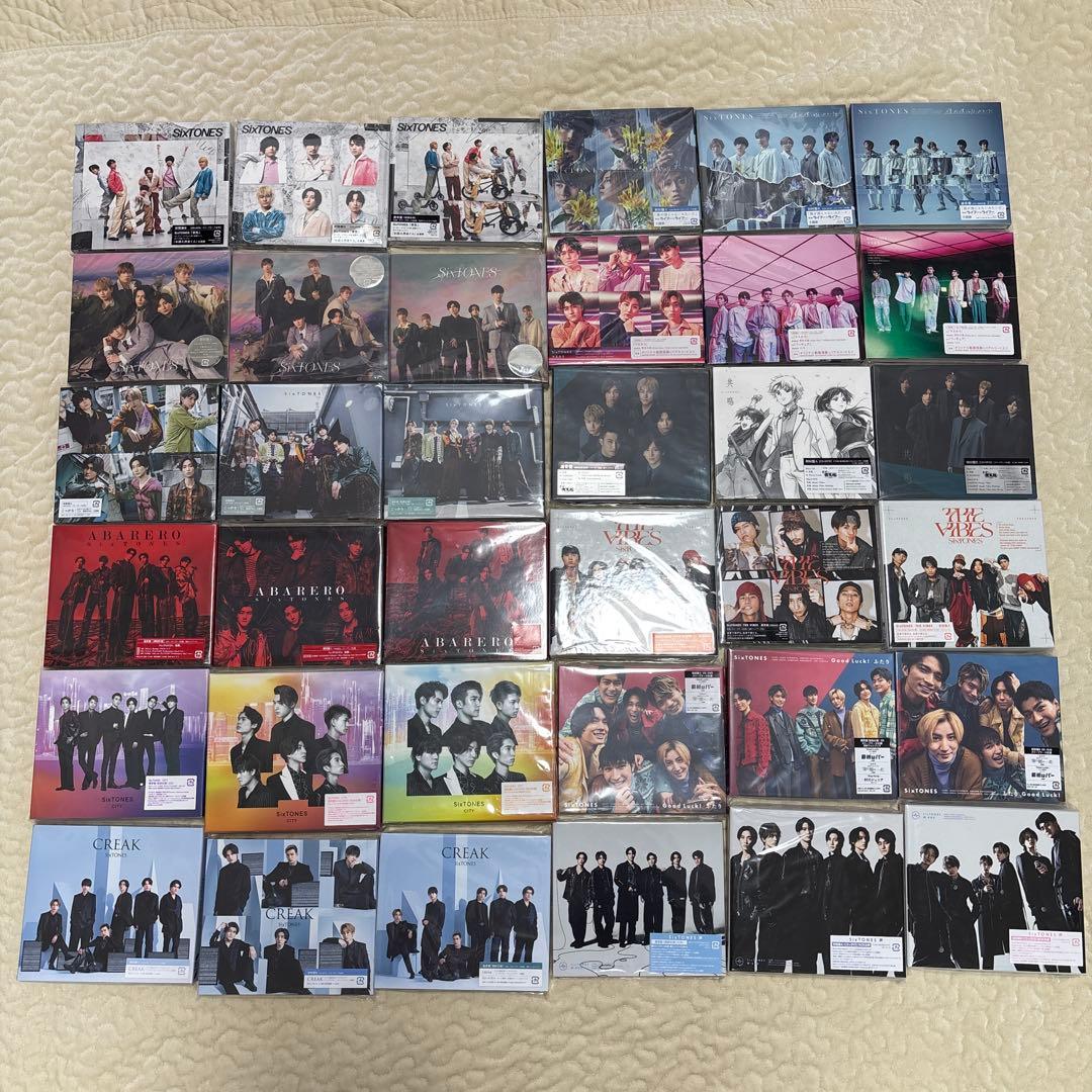 SixTONES CD.DVDまとめ売り 3形態 36枚 特典付き