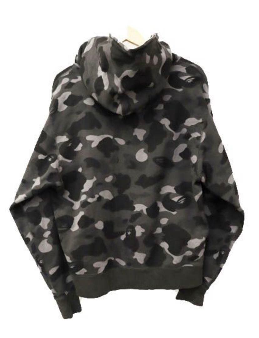 【極美品】A Bathing Ape 迷彩柄 ジップアップパーカー L